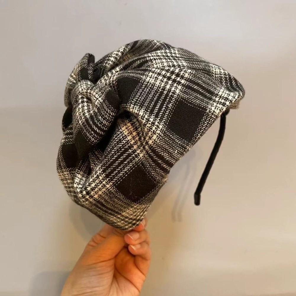 Elegant Half-cap Headband Vintage Hair Accessories Fashion Bowknot Headwear Banquet Decoration