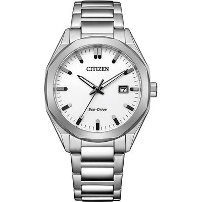 Мужской BM7620-83A ( Смотреть CITIZEN COLLECTION Эко-драйв на солнечных батареях) Круглые часы, серебро
