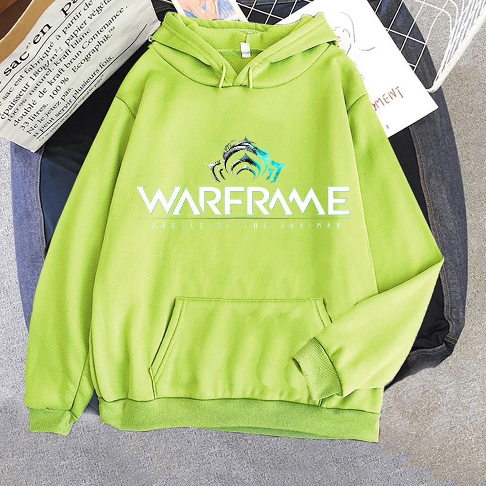 Толстовки с ЛОГОТИПОМ Warframe Комикс Игра с капюшоном Повседневная Удобная одежда Харадзюку Высококачественная Толстовка на осень/зиму С капюшоном