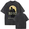 2026 Hot Sale Rock Band Korn Ftl 25 Follow The Leader Double Sided Print T Shirt Men Women Gothic Casual Oversized Tees Unisex Washed Vintage Tshirt