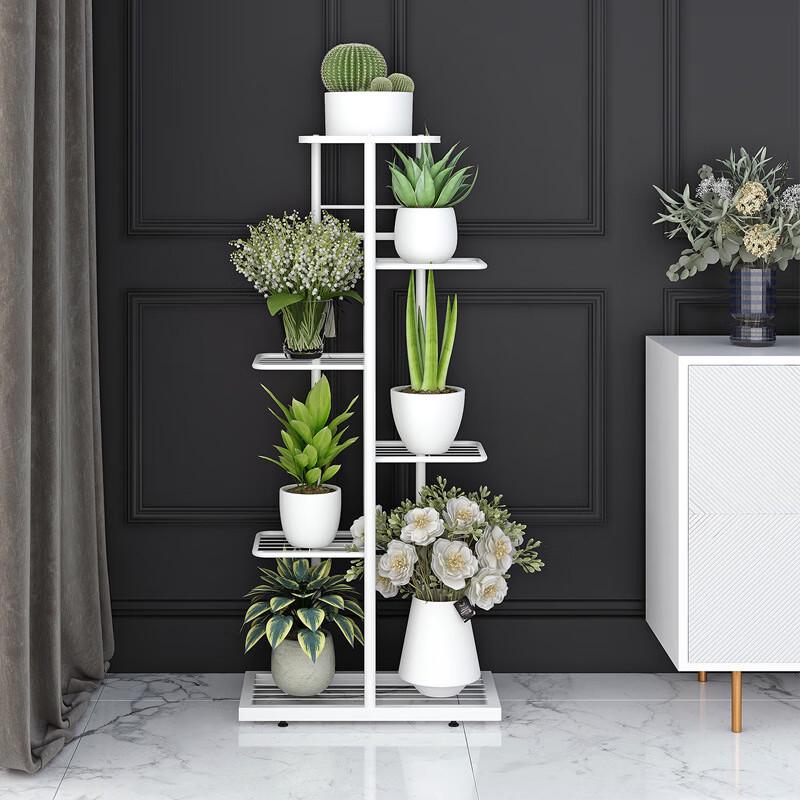 Multi-Tier Iron Floor Plant Stand