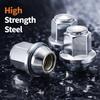 M14x1.5 Wheel Lug Nuts for Ford Mustang Edge Taurus for 2013 Dodge Durango High Strength Steel Hub Bolts 5/10pcs Anti-Rust