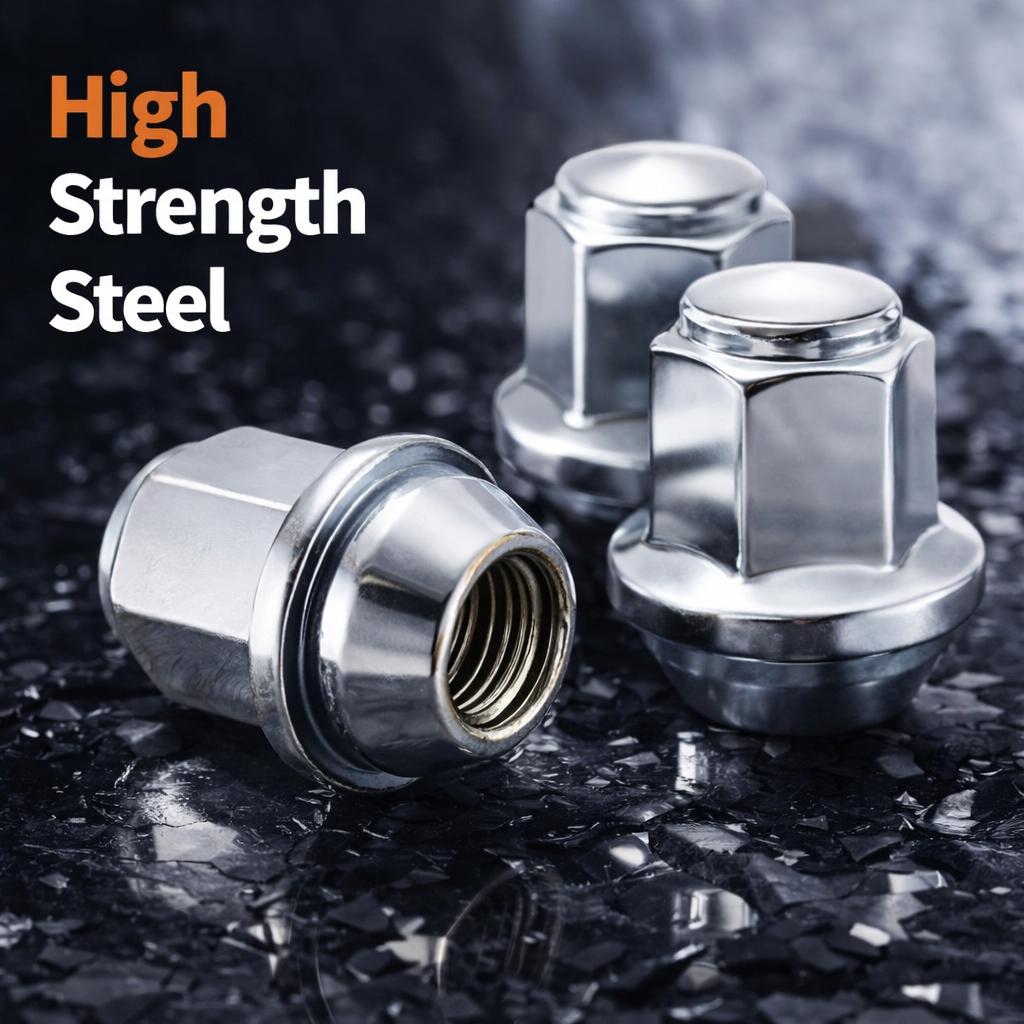 M14x1.5 Wheel Lug Nuts for Ford Mustang Edge Taurus for 2013 Dodge Durango High Strength Steel Hub Bolts 5/10pcs Anti-Rust