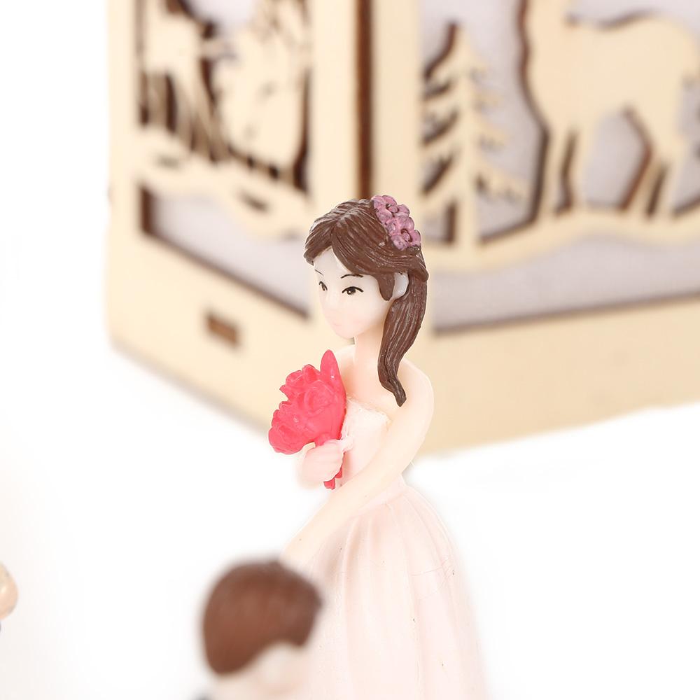 Proposing Micro Landscape Boy Marriage Lover Miniatures Ornaments Wedding Doll Couple Figurines