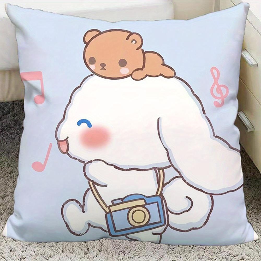 Набор наволочек Jit Cinnamoroll 2D Двойная печать Очаровательный Декор для дома Наволочка для дивана Функциональный В стиле Sanrio Привлекательный Прочный