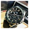Casio CASIOEDIFICE Серия Классические Простые Повседневные Нержавеющая Сталь Модные Кварцевый Механизм Ремешок из Смолы Японские и Корейские Часы Мужские EFR-563PB-1AV