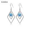 Lindon Copper Alloy Zircon Earrings Drop Earrings For Women Wedding Party Gifts