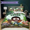 Stream Adventure Craig Pattern Bedding,Quilt Set Quilt Cover Pillowcase Home Birthday Gift (1*duvet cover+2*pillowcase,without core)ZSJT0917401