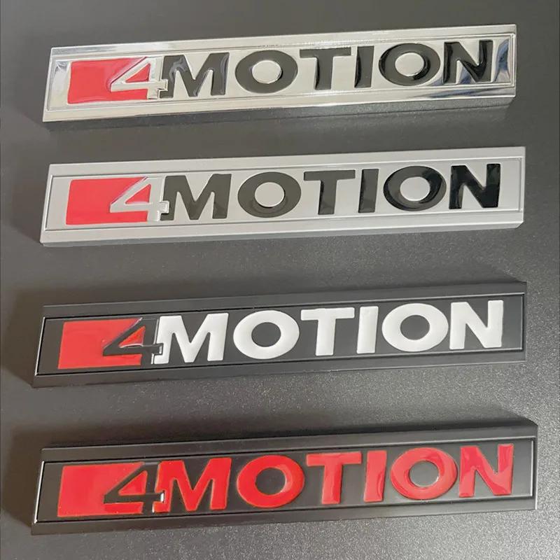 AABIM1 1Pcs 3D Metal 4 MOTION Logo Car Rear Trunk Emblem Badge Sticker Accessories For Volkswagen GOLF Polo Tiguan Jetta Magotan Passat