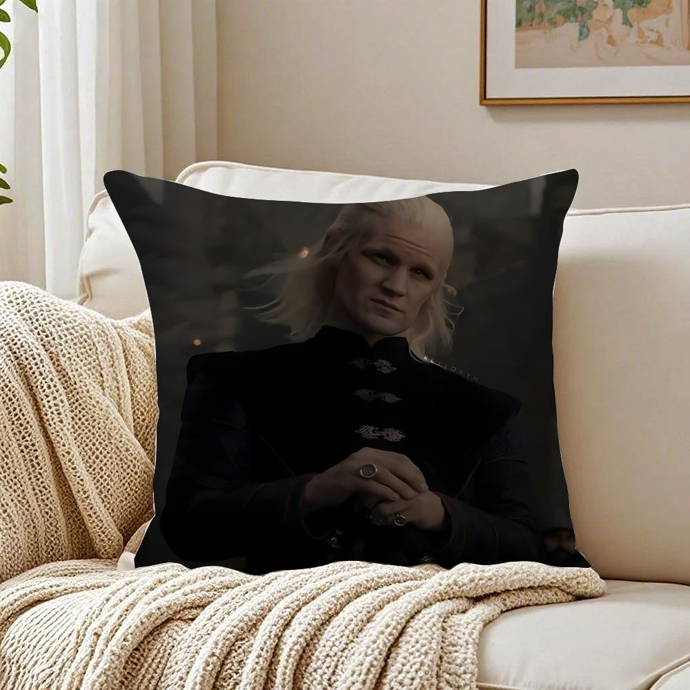 DDaemon Targaryen Наволочка для подушки с топпером Фэнтези Декоративная наволочка для подушки Защита от пылевых клещей Декор гостиной Дивана Подушка Комната