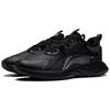 Li Ning Protective Cloud Fabric Synthetic Leather Shock Absorbing Non-Slip Wear-Stick Low-Top Casual Shoes Men sneakers Black AGLS219-1