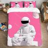 Duvet Cover Set Bedding Decorations Single Double Large Size Queen Bed Comforter Sets Art Fashion Astronaut Pillowcase Linen