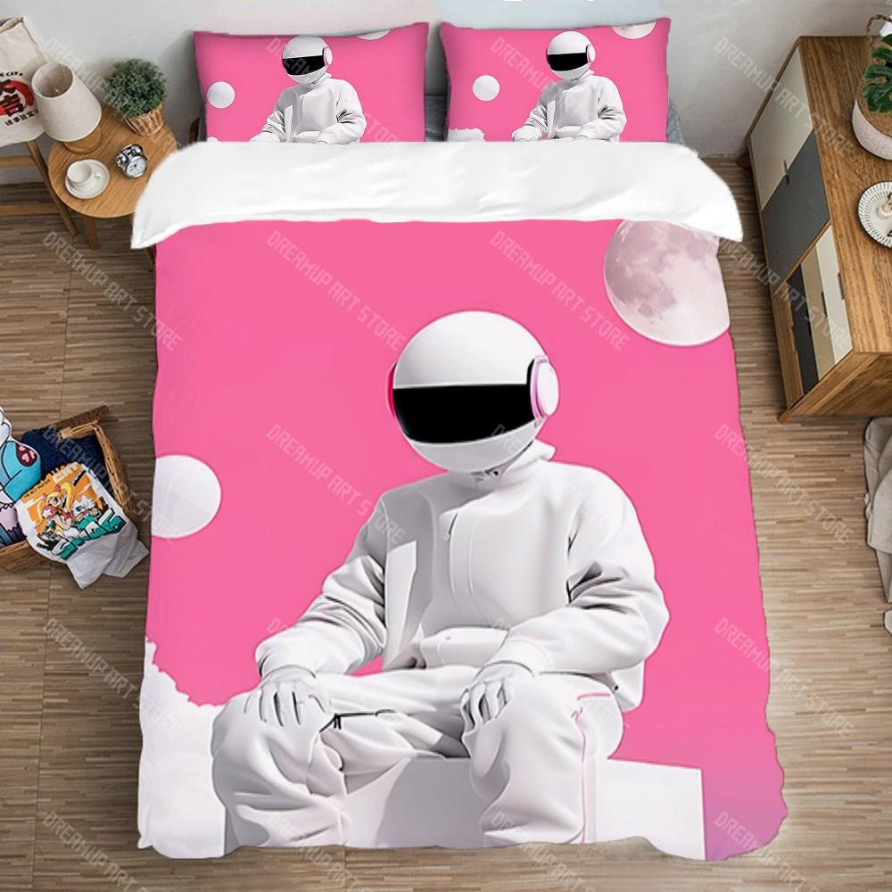 Duvet Cover Set Bedding Decorations Single Double Large Size Queen Bed Comforter Sets Art Fashion Astronaut Pillowcase Linen