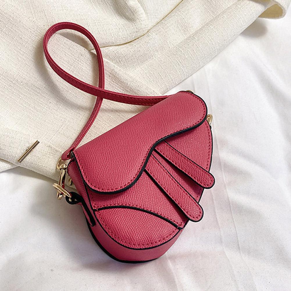 Кошельки Simple MessWomen Messenger Bags Saddle Bag Portable Single Shoulder Bag Women Leather Crossbody Bag Handbag Enger Bags