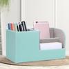 Leather Makeup Brush Holder Stationery Storage Pen Container Light Luxury Brush Pot
