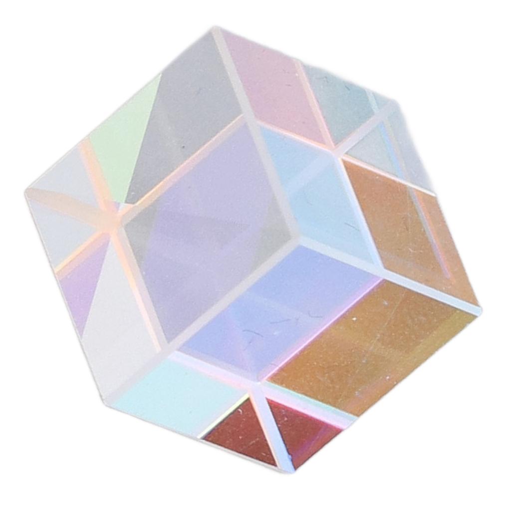 Dichroic   Prism Colorful Glass   Prism for Physics Teaching Research Decoration Art Education