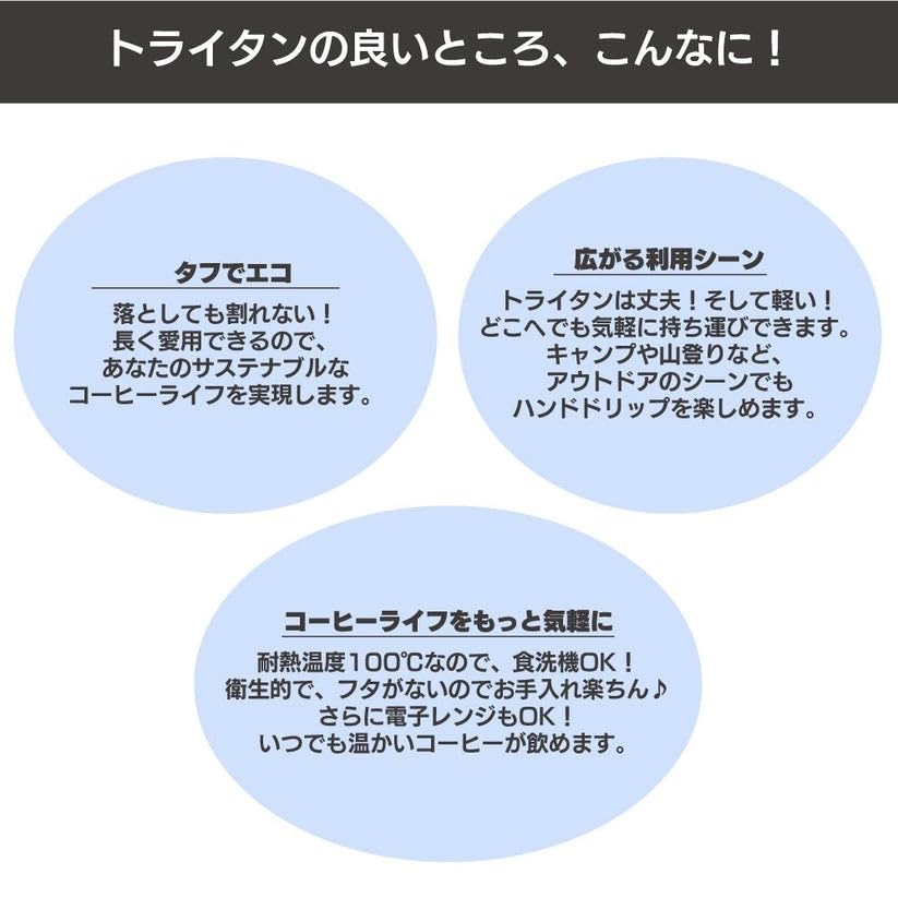 Sanyo Sangyo CAFEC Мерный стакан из тритана Кофейный сервер LIVING Server, 400 мл, Чашка, Смола, TBS-400 [POLITE Select]