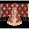 Chinese Tang Dynasty Style HE ZI Dress Hanfu Women's Suit Embroidered Daily Suit