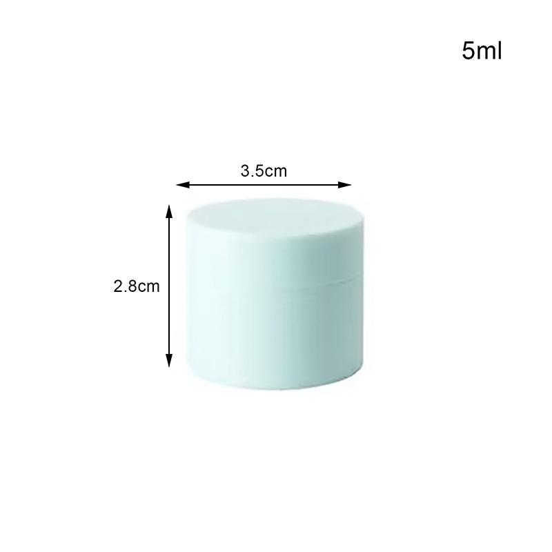 Empty 5/15/20/30/50Ml Travel Small Covers Plastic Cosmetic Pot Jars With Lids For Face Cream Lip Balm Containers Makeup Box