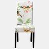 Чехол на стул с цветочным принтом, эластичный чехол на стул из спандекса, чехол для сиденья, эластичные чехлы на стулья для столовой, кухни, свадьбы, отеля, банкета