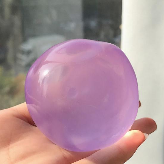 Moonlight Glow Squeeze Toy Soft Stress Relief Pinch Ball for Kids 6+ Translucent Ultra-Soft Healing Touch Sensory Toy for Relaxation And Focus