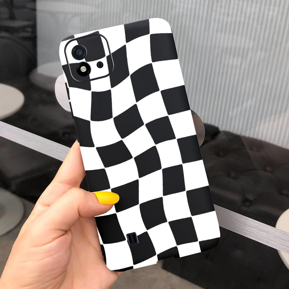 Красивый узор Чехол для телефона Для Realme C11 2021 C 11 2020 RMX2185 Макарон Силиконовые Мягкие Чехлы Обложка Для Realme C11 (2021) RMX3231