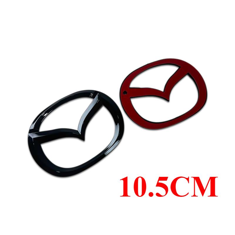 Пластичный Передний Багажник Автомобиля Значок для Mazda 3 Логотип Рулевого Колеса Значок 3D Кузова Заменяемая Наклейка Задний Хвост Декорация для Модификации