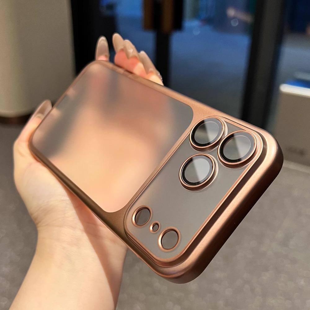 Официальный матовый полупрозрачный тонкий чехол Cosmic Orange для iPhone 17 Pro Max Air Series, бампер для 17 Pro