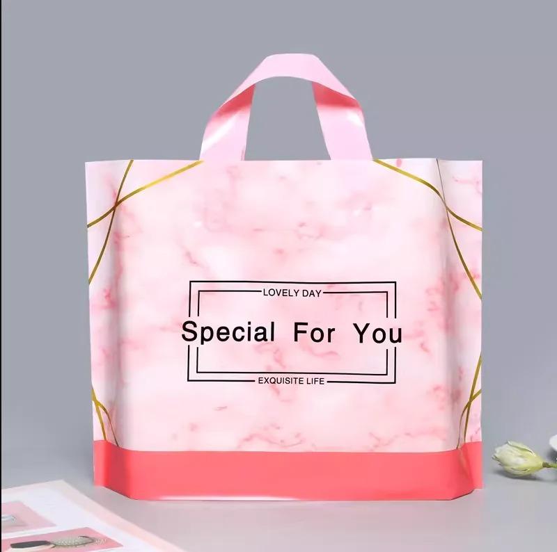 50 шт., новые модели, сумки толщиной 0,14 мм, прочная одежда, косметический подарок, сумки для покупок, эластичные, мощные, портативные, портативные упаковочные сумки