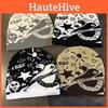 Halloween Skull Ghost Star Knit Cap With Acrylic Material For Cold Weather Men Women