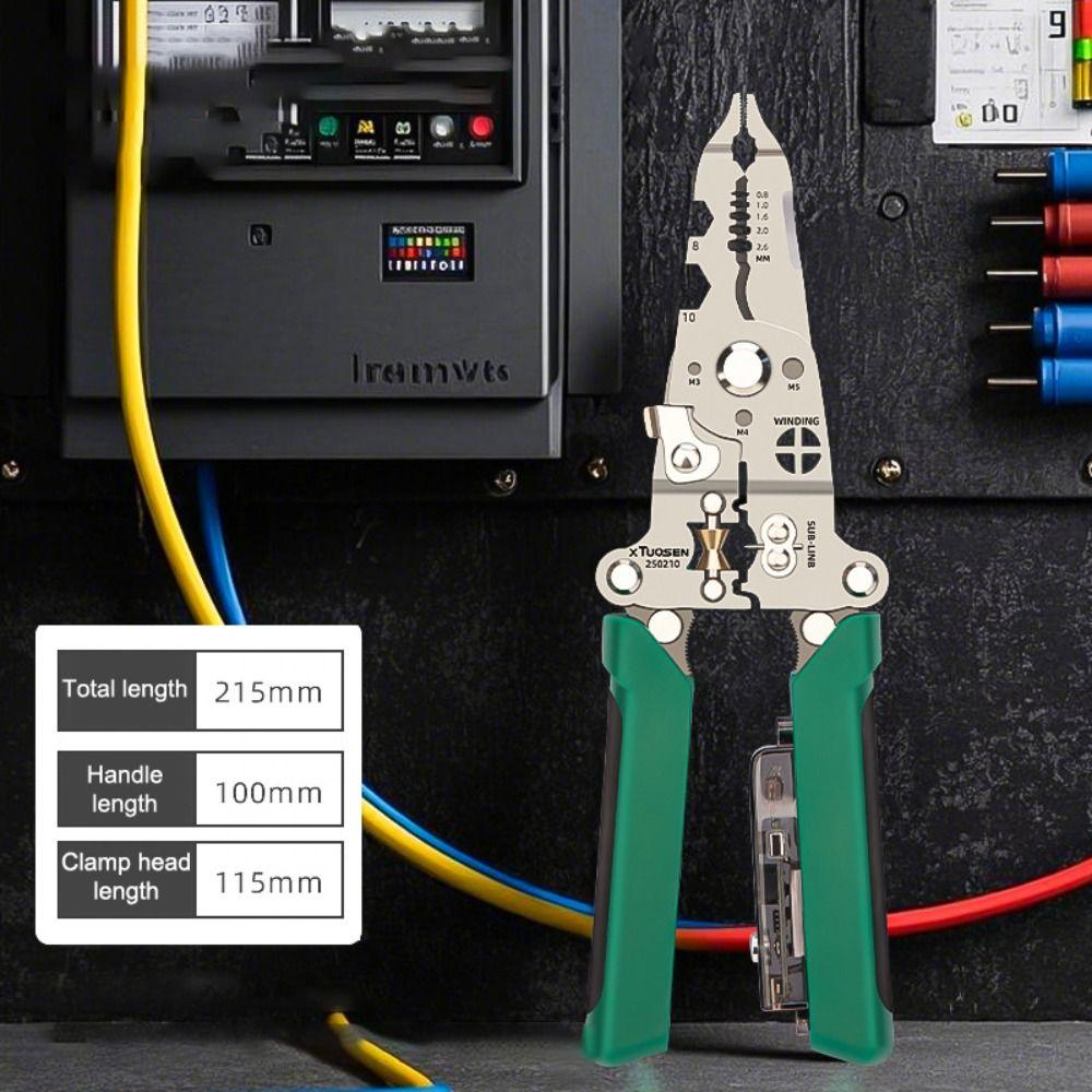 Multifunctional Electrical Test Pen Foldable Cable Cutter Crimper Tool  Crimping Application