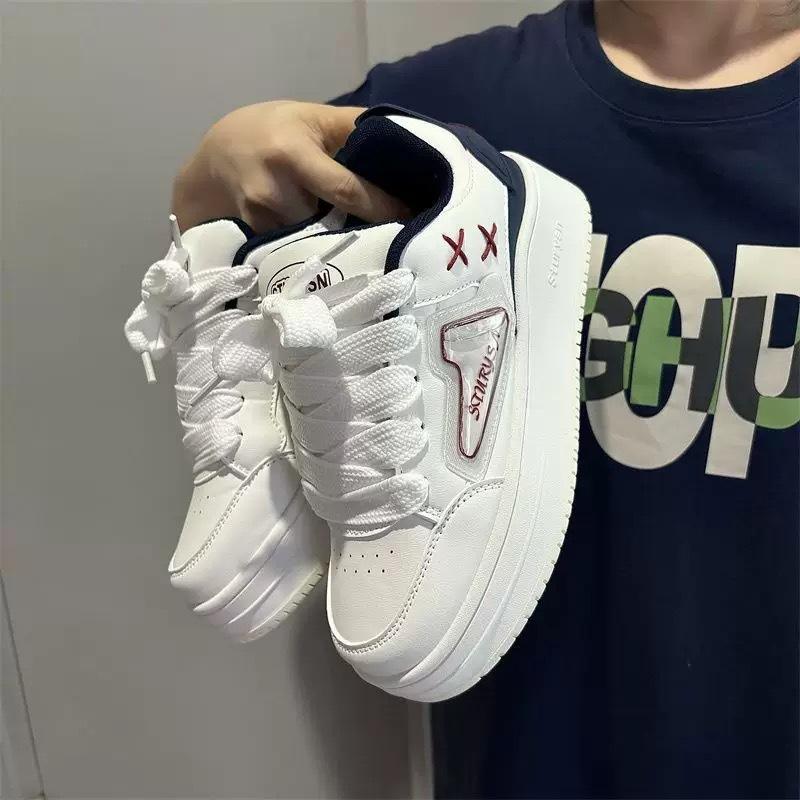 Гонконгский стиль, нишевый дизайн, чувство, звездные кеды, инс супер огонь, толстая подошва, универсальные, спортивные, повседневные, нравственное воспитание, дети