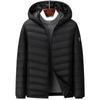 Light Down Jacket Men's Hooded Short Middle-aged and Young Men's Autumn Down Jacket