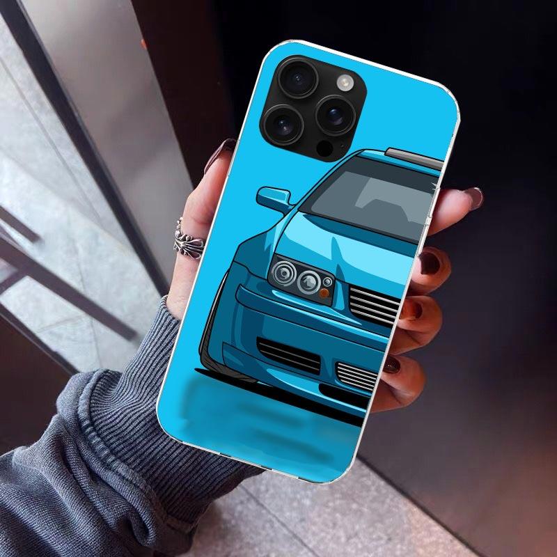 Крутой чехол для телефона автомобиля MK4 MK5 Golf Для iPhone 17 Air 16 15 Pro Max 14 Plus 13 Mini 12 11 Чехол 7 8 SE Силиконовый корпус Печать Fundas