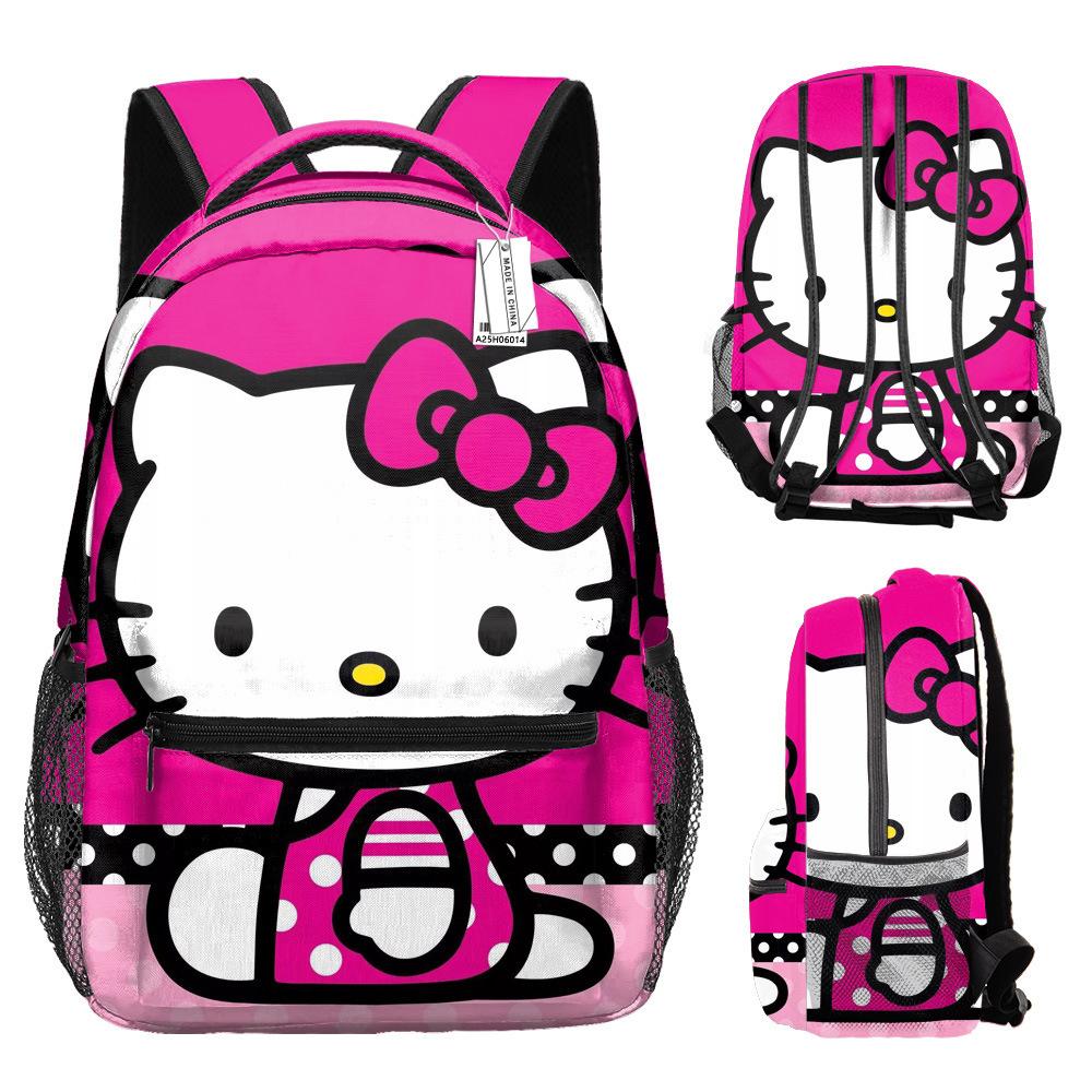 Hello Kitty Schoolbag, Primary School Students, Girls, Girls, New Models, Weight Reduction, Large Capacity Hello Kitty Backpack, Cartoon