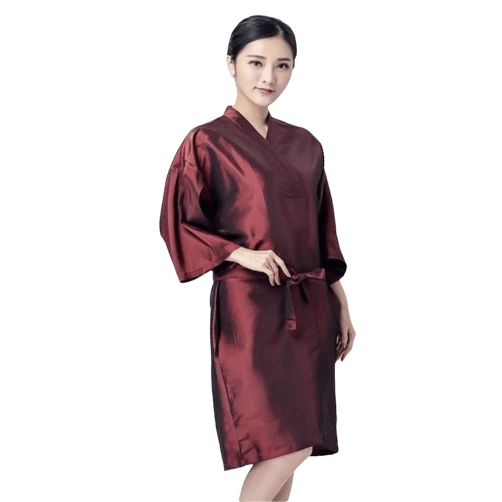 Стрижка волос Парикмахерская Пеньюар Профессиональный Парикмахерский Фартук Универсальный Женский Халат для Ванны Красота