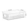 Transparent Drawer A4 File Storage Box - Stackable Office Desktop Organizer