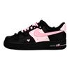 Nike Nike Air Force 1 Молочный чай с плесенью Устойчивые к истиранию Низкие Скейтбордические кроссовки Унисекс Черный Розовый CW2288-001(Команда619-)