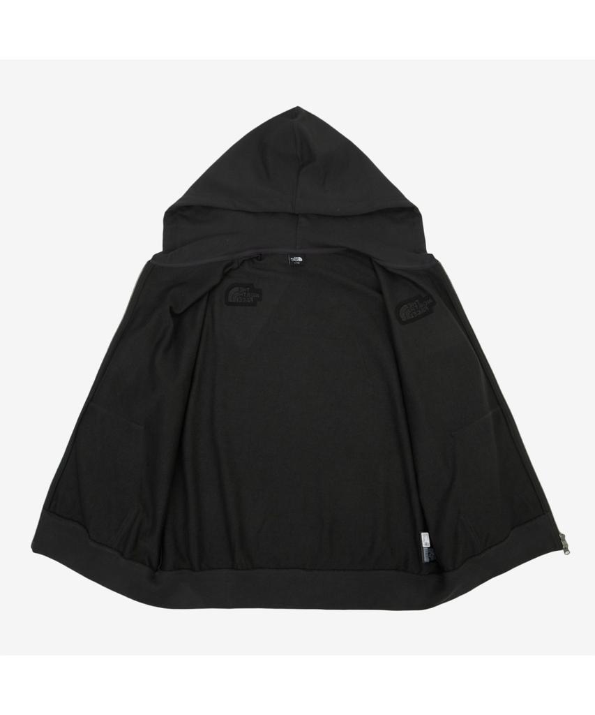 The North Face Nm5Pr51A Men'S Melton Zip-Up Hoodie Charcoal