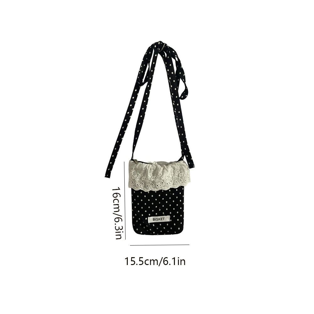 Large Capacity Mobile Phone Bag Bow Tie Element Women Crossbody Bag Shoulder Bag  Travel