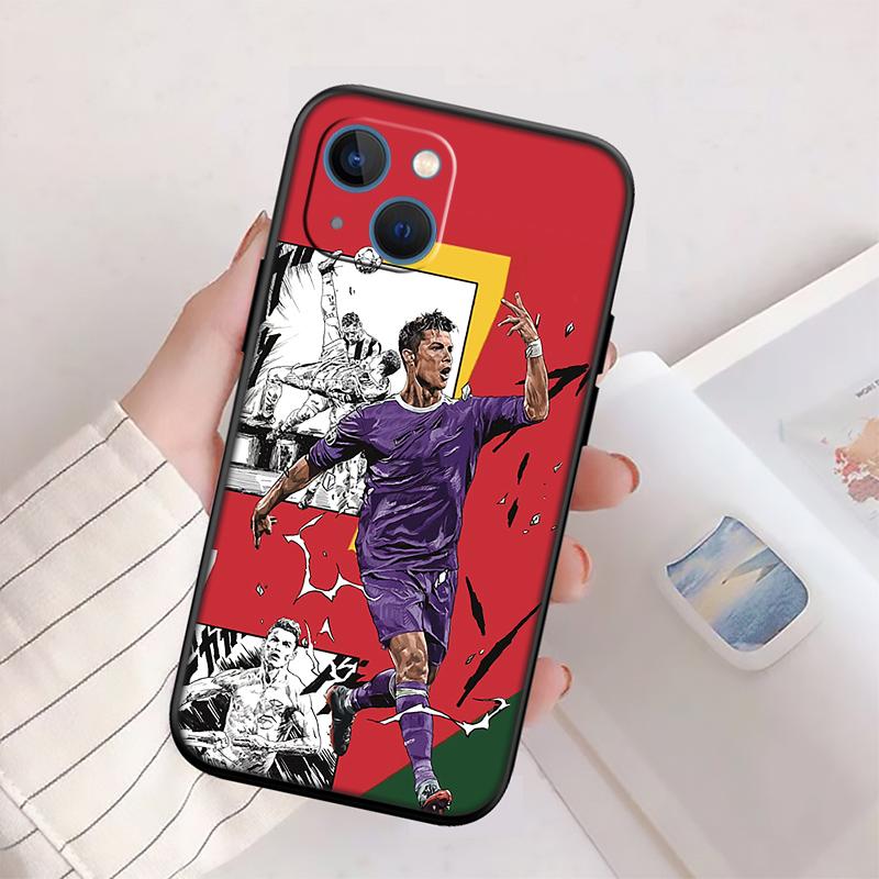 C-cr7 New High-End Shell Phone Case for iPhone 16 15 14 13 12 Pro Max Plus Mini