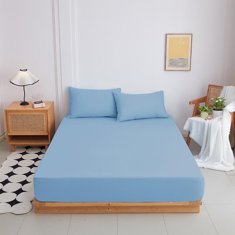 Хлопковая натяжная простыня Двуспальная Queen King Size Чехлы для матраса с резинками 600TC Хлопковая натяжная простыня Чехол для матраса с резинкой