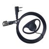 1Pcs K-head 2 Pin D-type Earpiece MIC PTT Function Ear Hook Radio Accessory  for Puxing TYT Radio
