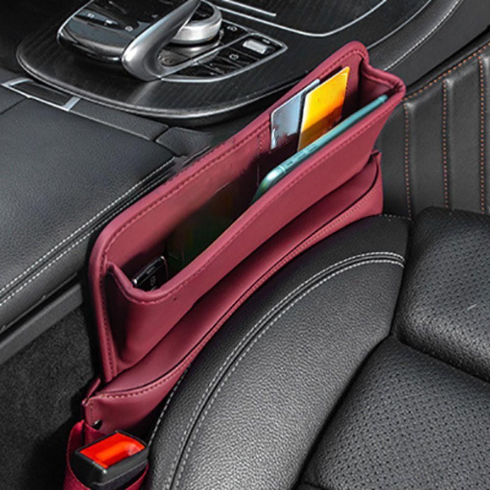 Flexible Car Seat Gap Storage Box Universal Car Storage Organizer Interior Decoration