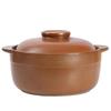 Shiny Home Clay Casserole Stew Pot 4L