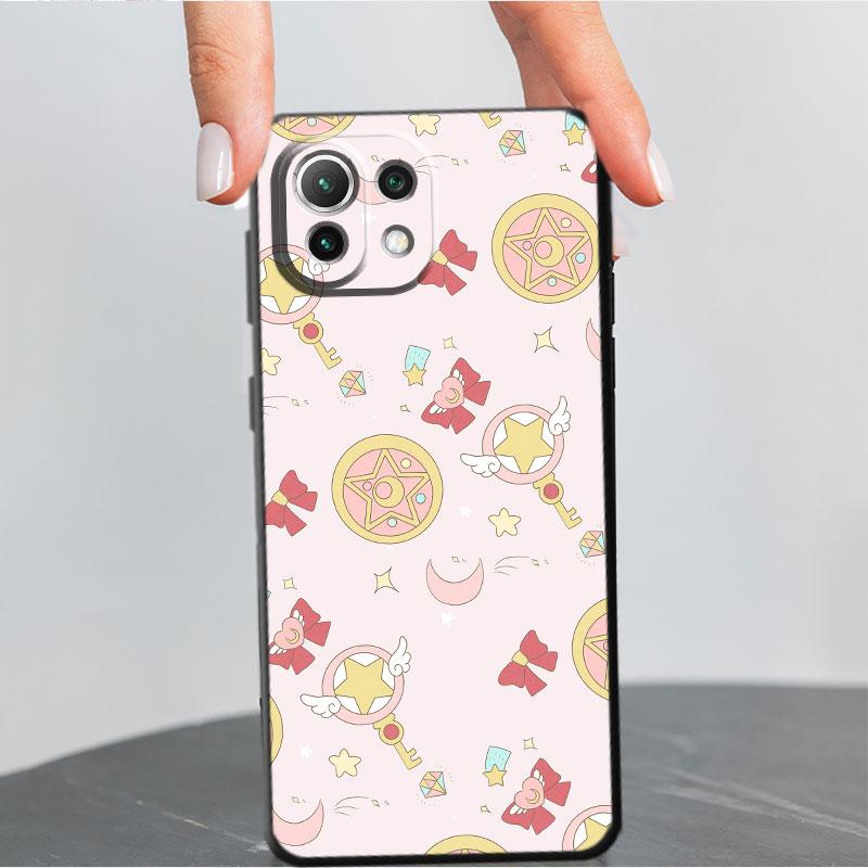 Чехол для телефона Xiaomi Mi 9T 10T 11T 12X 11 Lite 9 SE 10 5G A2 Lite 12 Note 10 Pro 10S силиконовый чехол милый волшебная палочка луна Funda