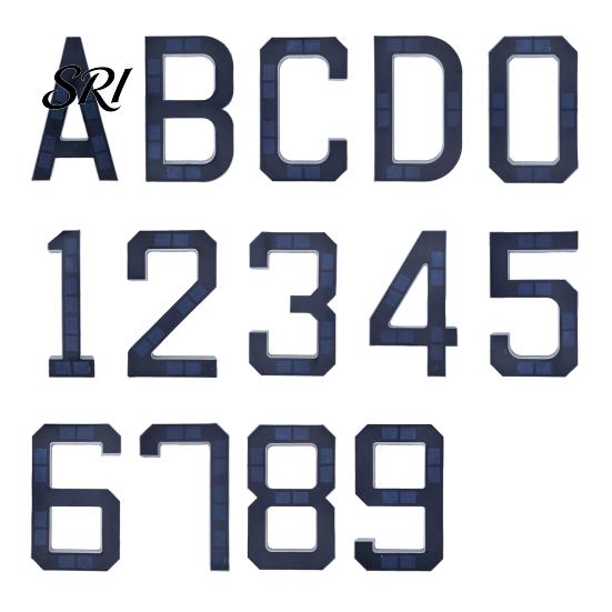 Solar House Number Light Powered Sign with LED Backlight Auto On/Off Waterproof Rechargeable Modern Address Plaque Outdoor Security for Home