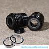 2Pcs 6806-2RS Ball Bearing Low Noise Bearing Steel High Hardness Moutain Bike Bearing for BB30 Bottom Bracket