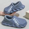 Winter Men Women Warm Slippers Cotton Slippers Outdoor Indoor Warm Shoes Men's Couple Home Bedroom Plush Slippers Big Size 46 47