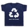 Recycle Save The Planet Environmental Awareness Retro Kids Child's T-Shirt